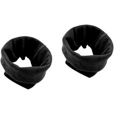 BESPORTBLE 2pcs 반려견 귀 보호 콜드 - 목욕용 반려동물 귀머프 커버 개 머프 소음 샤워 캡 고양이 코튼 블랙, 20x15cmx2pcs, Blackx2pcs, 2개