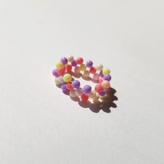 na.nah 버블검 링 비즈반지 비즈 포인트반지 레이어드