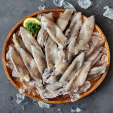[윤자네수산]자연산 생물 통찜용 총알한치 급랭 500g 7~13미, 2개, 한치 500g