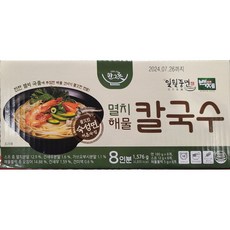 [코스트코] 면사랑 일월풍면 멸치 해물칼국수 197g, 8개