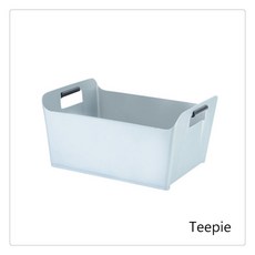 티피/Teepie 상업용 술집 KTV 두껍게 하다 플라스틱 직사각형 아이스 버킷 맥주 광주리 2 개, H, 36*28*19cm, 2개