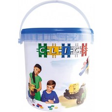 독일직수입 3년 동안 어린이를 위한 CLICS 건설 장난감 275개 부품 세트의 창의적인 학습 장난감 새끼 고양이와 소년을 위한, 단일옵션