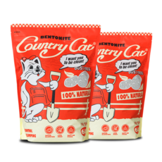 컨트리캣 가는입자 무첨가물 벤토나이트 고양이 모래, 6kg, 2개