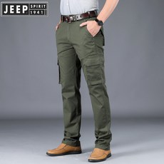 JEEP SPIRIT 지프 스피릿 남성용 봄여름 루즈핏 캐주얼 멀티포켓 카고팬츠 KJ-39008JP+사은품