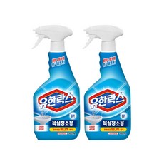 유한락스 욕실청소 스프레이형 500ml + 용기형 500ml 세트, 1세트