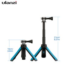 Ulanzi 오즈모 액션 고프로 셀카봉 + 삼각대 DJI OSMO, 단일상품