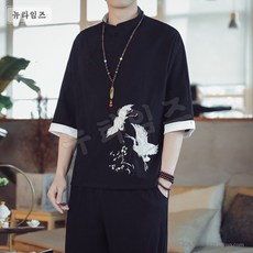 남성린넨상하셋트