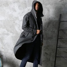 트롄치코트 Thicken EVA Adults Raincoat for Men Women Wa
