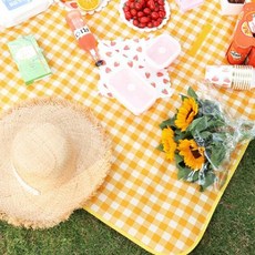 umarket_유마켓몰_나들이 피크닉 매트 접이식 일체형 돗자리 DD-10253_유마켓몰_umarket, 단일상품, 옵션종류_블루