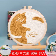 하비풀 크리스마스 겨울 프랑스자수 DIY 패키지 북유럽스타일 자수 8종, O