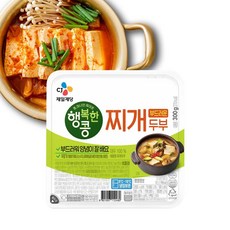 CJ 행복한콩 찌개두부 300g X 4, 4개