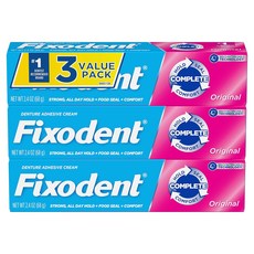 [미국]Fixodent Complete 오리지널 의치 접착 부착제 크림 2.4온스(3개 팩)무료배송, 1개, 68ml - plastidip