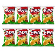 오리온 포카칩 어니언맛, 66g, 8개