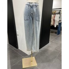 VOV(보브) 여성용 백 밴딩 포켓 데님 팬츠 7153255002