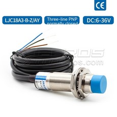 M18 CapaCitive 근접 스위치 센서 LJC18A3-B-Z BX 3 와이어 정상 개방 24V DZ, 05 LJC18A3-B-Z-AY, 1개