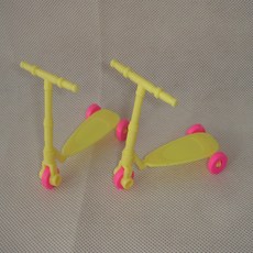 FWT 4 "를위한 2pcs 인형 스쿠터 모형 인형 소형 액세서리 가구 새로운, 1cm
