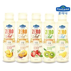 폰타나 무지방 드레싱 5종 2+2 골라담기 /샐러드/소스, 230g