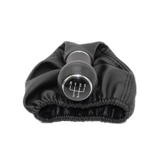 대 한 Seat Arosa Ibiza Inca 코르도바 카-스타일링 새 5 Speed 카 Gear Shift Knob 가죽 Boot 와 Black 선, Black Line_2