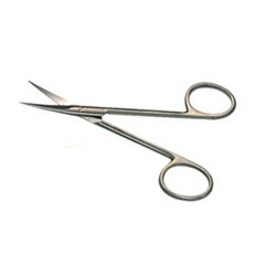 솔고 의료용 안과가위 02-2545 곡선형 11CM 아이리스시저, 1개