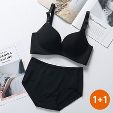 라페나 데일리 노와이어 볼륨 업 브라 팬티 2세트