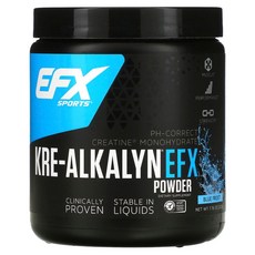 EFX Kre-Alkalyn 크레아틴 모노하이드레이트 블루프로스트 220g 머슬부스터, 망고 1병, 1개