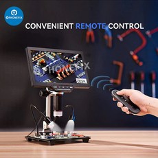  디지털현미경 납땜용 디지털 전자 현미경 연속 증폭 돋보기 DM201M 16MP 1300X HDMI USB, 01 1300X, 01 1200X 