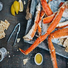 Alaskan Colossal Red King Crab Legs: 3 LBS- Free Overnight Shipping Monday-Thursday 알래스카 거대 붉은 왕게 다리, 1