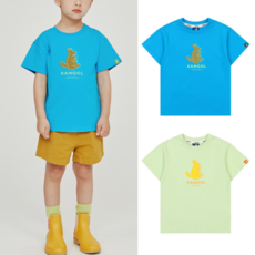 (매장정품) 캉골 키즈 반팔티 캥거루 남아 여어 반팔티셔츠 아동 유아 주니어 옷 반필 티셔츠
