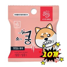 브리더랩 한입에 쿵 20g 강아지 간식, 소고기, 10개 - 소가쿵