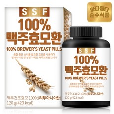 순수식품 100%맥주효모환 120g, ...