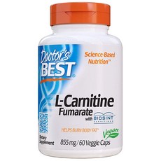 닥터스베스트 닥터스 베스트 바이오신트 카르니틴 855 mg 60개입 Doctor's Best L-Carnitine Fumarate with Biosint, 60정, 1개