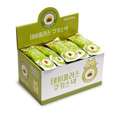 테비플러스 쿠키스낵 20g 30개입 고양이간식, 대구와 연어, 30개