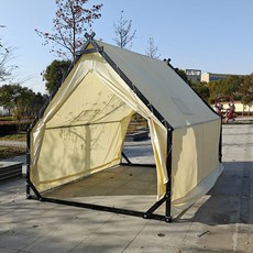방가로 캠핑장 파고라 테라스 오두막 카페 정원 마당, 2.5X2.5 강화 철제 프레임