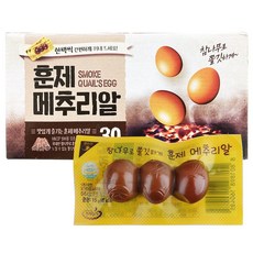 행복담기 훈제 메추리알 30팩, 450g, 1개