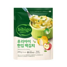 비비고 CJ 우리아이 한입 백김치 270g, 2개