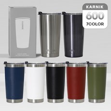 카르닉 이중진공 스테인리스 보온보냉 텀블러, 뉴스텐600(네이비), 600ml, 1개