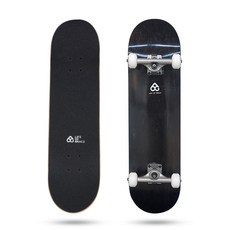 Log CC01 Infinity Black 8"Skateboard Complete (로그 인피니티 스케이트보드 컴플릿) - logicmoov