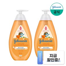 존슨즈베이비 액티브 키즈 소프트 앤 스무드 샴푸, 500ml, 2개