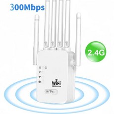 와이파이 증폭기 부스터 1200Mbps 무선 리피터 범위 확장기 신호 2.4G 5G 듀얼 밴드 네트워크 WPS 라우터, 3) 2.4G 300M White - EU 플러그, 1개
