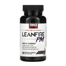 Force Factor 포스팩터 린파이어 PM 팻 버너 웨이트 로스 필 60개 2팩 LeanFire Fat Burner Weight Loss Pills for Women and, 2개