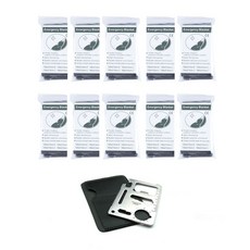 플라잉피그[modooliving] 저체온방지 비상보온 응급담요 바람막이 체온유지 등산 낚시 조난 지진 필수템 10P +다기능 카드공구세트, 비상담요10개+다기능카드공구, 11개
