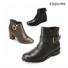 ESQUIRE 여성 앵클부츠 3종택일 ES219