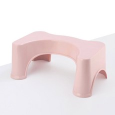 똥발 발판 미끄럼 방지 변기 스텝 스툴 휴대용 스쿼트 가정 성인용 변비 욕실 스텝 욕실 의자 가구, 1Pc Pink+스페인, 1개