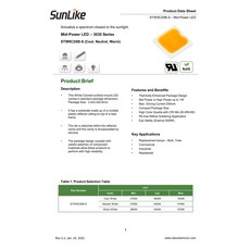 가정용 조명용 썬라이크 3030 LED 6V 150ma STW9C2SB-S 96.6-103lm 20 개, 02 4000K