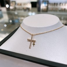 18k십자가목걸이