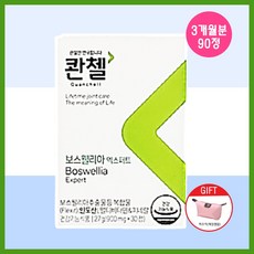 콴첼 보스웰리아 엑스퍼트 관절연골엔 관첼영양제 + 파우치, 90정, 3개