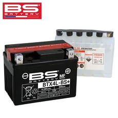 BS 배터리 BTX4L-BS 12V 4.2Ah 슈퍼커브 배터리, 충전, 1개