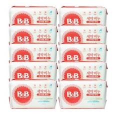 비앤비 세탁비누 유아의류 세탁용, 50개, 200g
