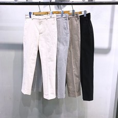 [블랙마리오] 피치 워싱면 기모뒷밴딩팬츠(4color)