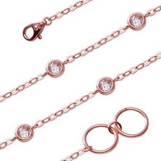 14k원형큐빅발찌